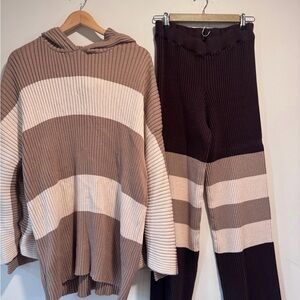 Free people hooded set